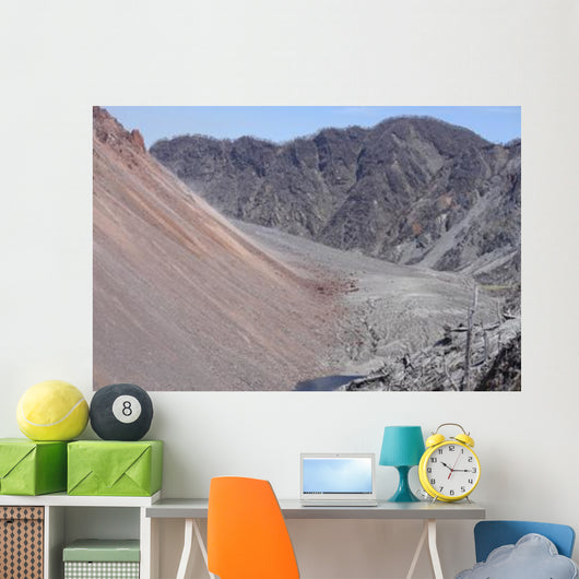 Lava Dome Rising from Wall Decal