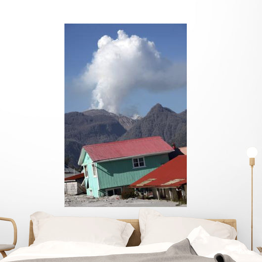Houses Buried Lahar Deposits Wall Decal Design 2