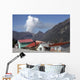 Houses Buried Lahar Deposits Wall Decal Design 1