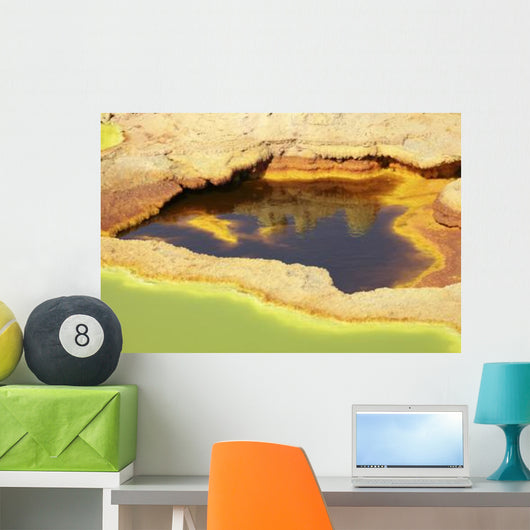 Potassium Salt Deposits Dallol Wall Decal Design 26