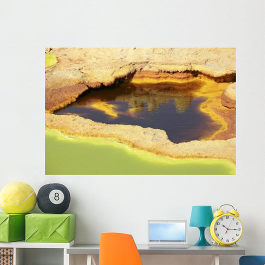 Potassium Salt Deposits Dallol Wall Decal Design 26
