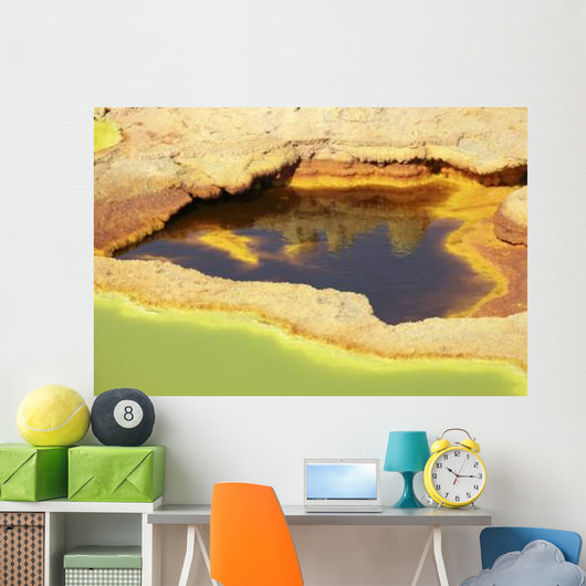 Potassium Salt Deposits Dallol Wall Decal Design 26