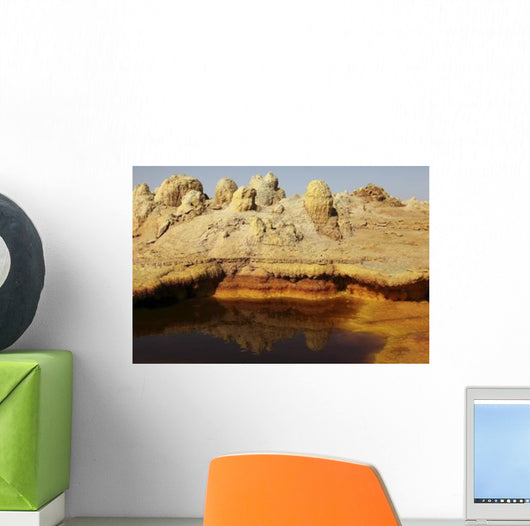 Potassium Salt Deposits Dallol Wall Decal Design 25