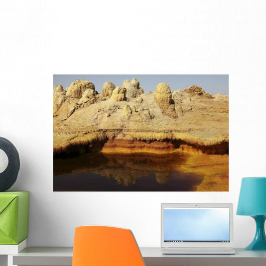 Potassium Salt Deposits Dallol Wall Decal Design 25