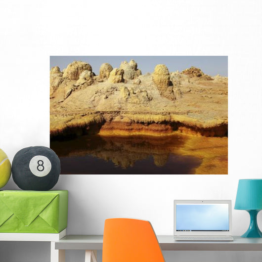 Potassium Salt Deposits Dallol Wall Decal Design 25