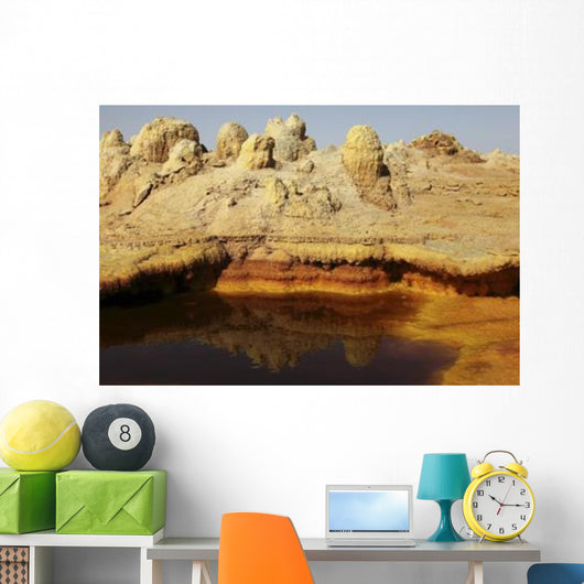 Potassium Salt Deposits Dallol Wall Decal Design 25