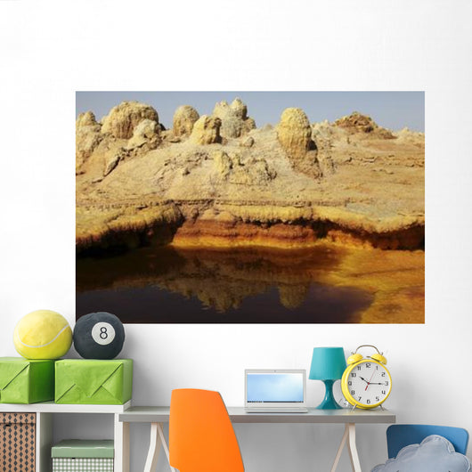 Potassium Salt Deposits Dallol Wall Decal Design 25