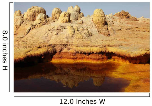 Potassium Salt Deposits Dallol Wall Decal Design 25