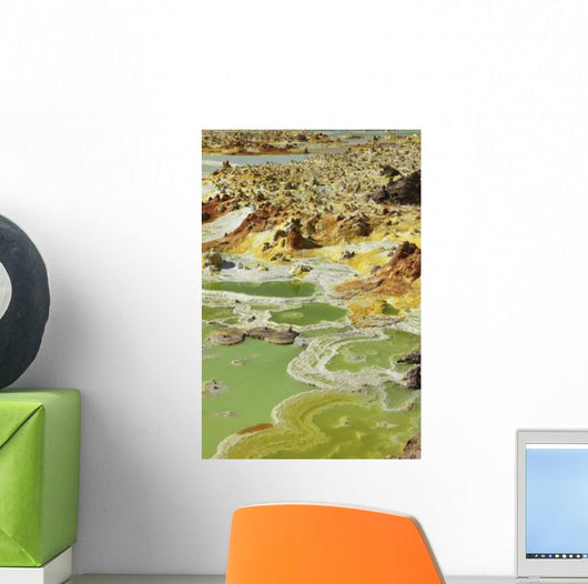 Potassium Salt Deposits Dallol Wall Decal Design 19