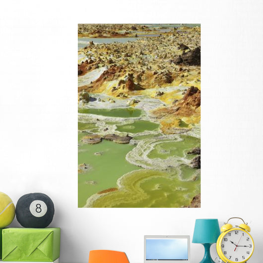 Potassium Salt Deposits Dallol Wall Decal Design 19