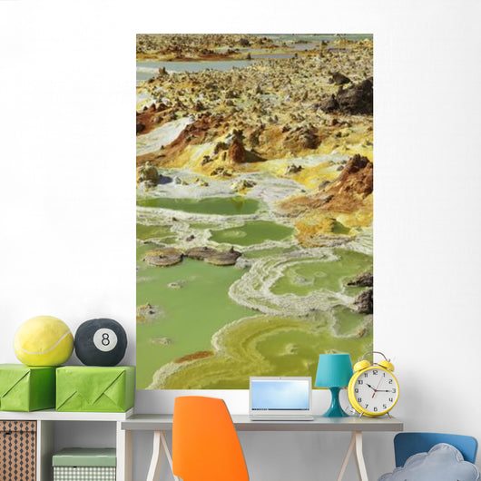 Potassium Salt Deposits Dallol Wall Decal Design 19