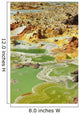 Potassium Salt Deposits Dallol Wall Decal Design 19