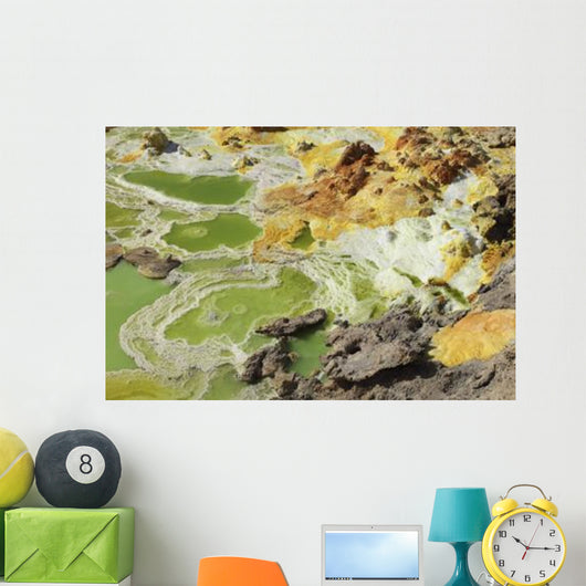 Potassium Salt Deposits Dallol Wall Decal Design 18