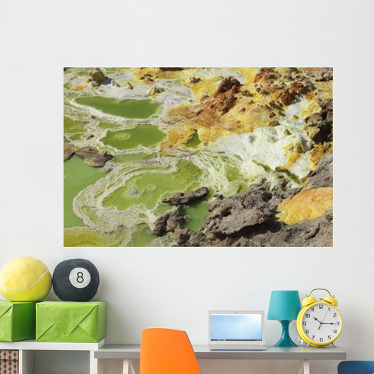 Potassium Salt Deposits Dallol Wall Decal Design 18