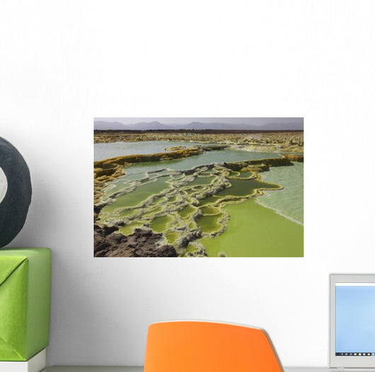Dallol Geothermal Area Danakil Wall Decal Design 2