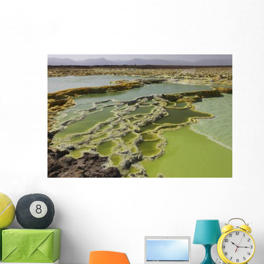 Dallol Geothermal Area Danakil Wall Decal Design 2