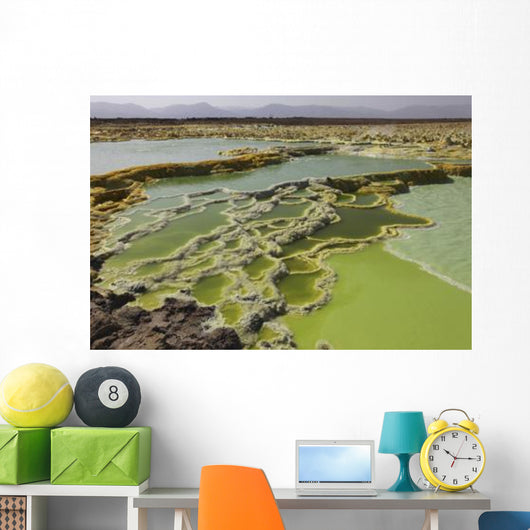 Dallol Geothermal Area Danakil Wall Decal Design 2