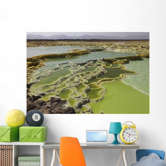 Dallol Geothermal Area Danakil Wall Decal Design 2