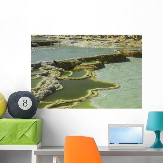 Potassium Salt Deposits Dallol Wall Decal Design 17