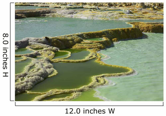 Potassium Salt Deposits Dallol Wall Decal Design 17