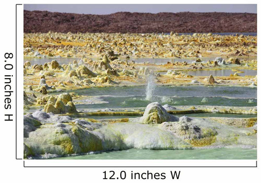 Small Geyser amongst Potassium Wall Decal