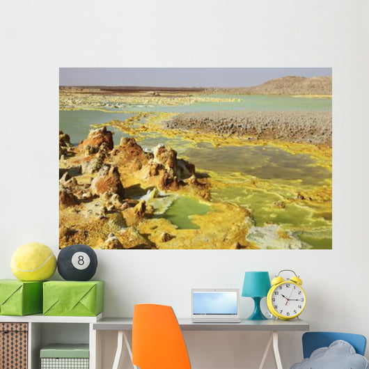 Potassium Salt Deposits Dallol Wall Decal Design 16