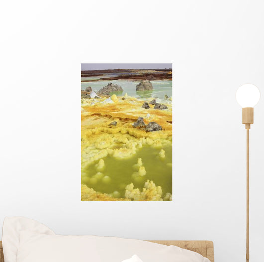 Potassium Salt Deposits Dallol Wall Decal Design 8