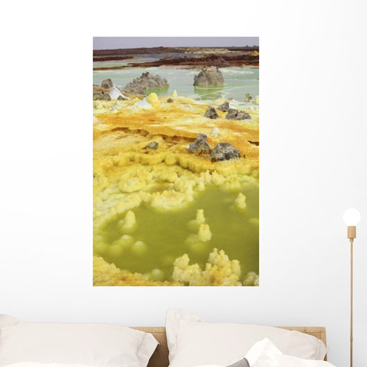 Potassium Salt Deposits Dallol Wall Decal Design 8