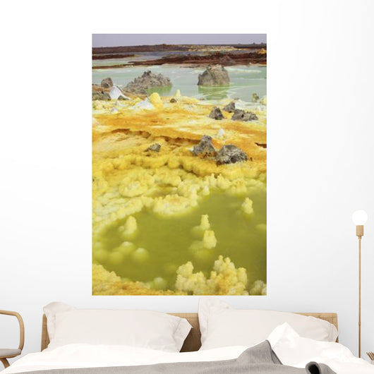 Potassium Salt Deposits Dallol Wall Decal Design 8