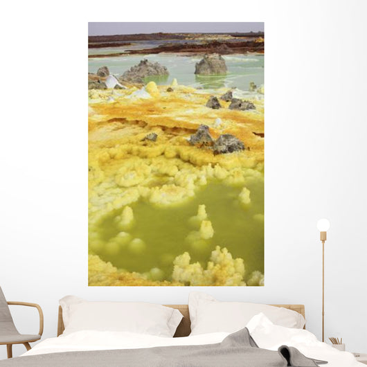 Potassium Salt Deposits Dallol Wall Decal Design 8