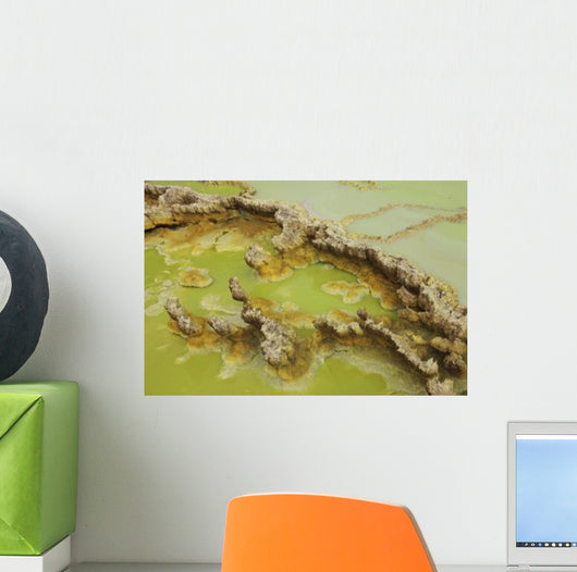Potassium Salt Deposits Dallol Wall Decal Design 7