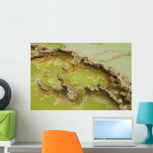 Potassium Salt Deposits Dallol Wall Decal Design 7