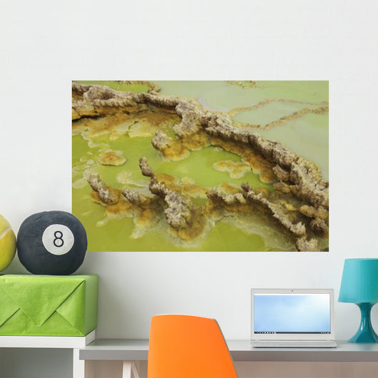 Potassium Salt Deposits Dallol Wall Decal Design 7