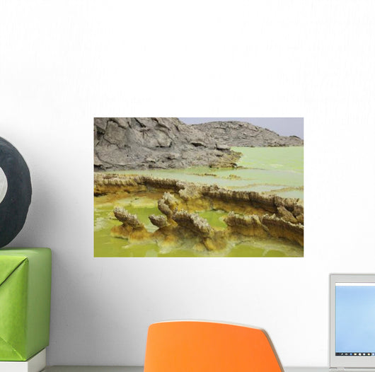 Potassium Salt Deposits Dallol Wall Decal Design 6