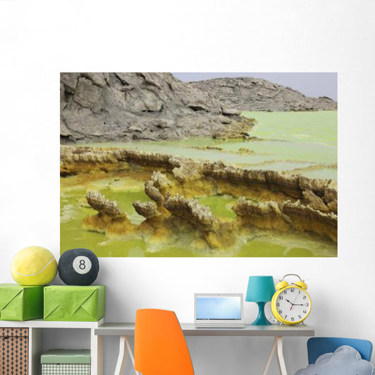Potassium Salt Deposits Dallol Wall Decal Design 6
