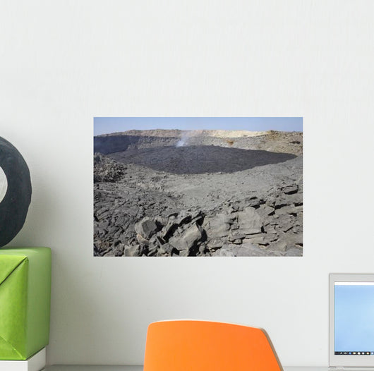 Crater Floor Covered with Wall Decal