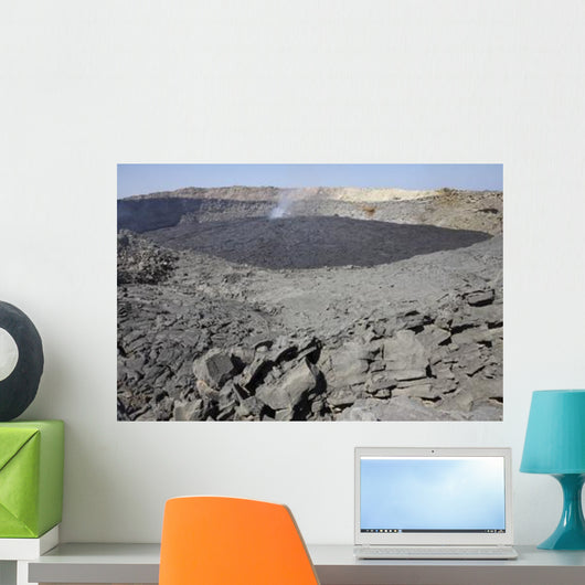 Crater Floor Covered with Wall Decal