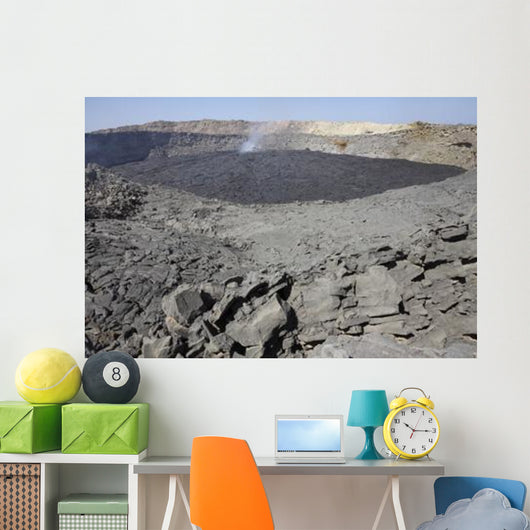 Crater Floor Covered with Wall Decal
