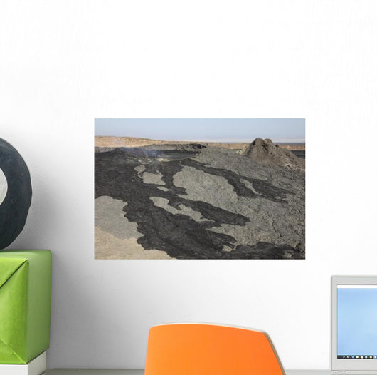 Basaltic Lava Flow from Wall Decal Design 3