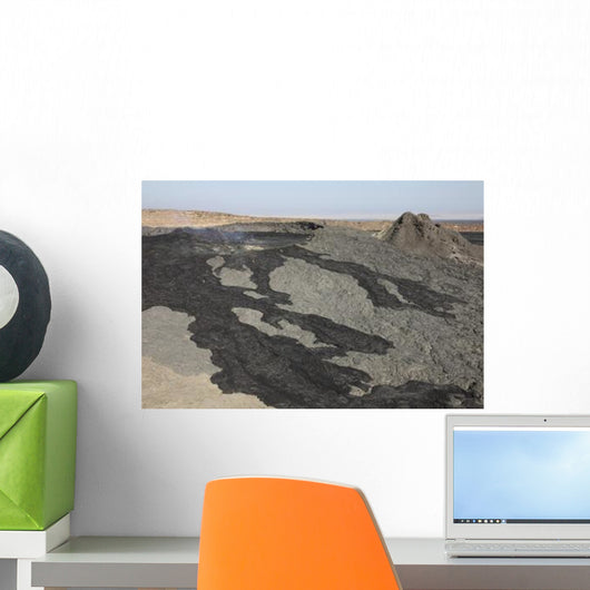 Basaltic Lava Flow from Wall Decal Design 3