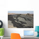 Basaltic Lava Flow from Wall Decal Design 3