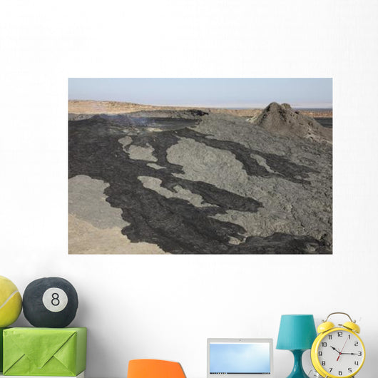 Basaltic Lava Flow from Wall Decal Design 3