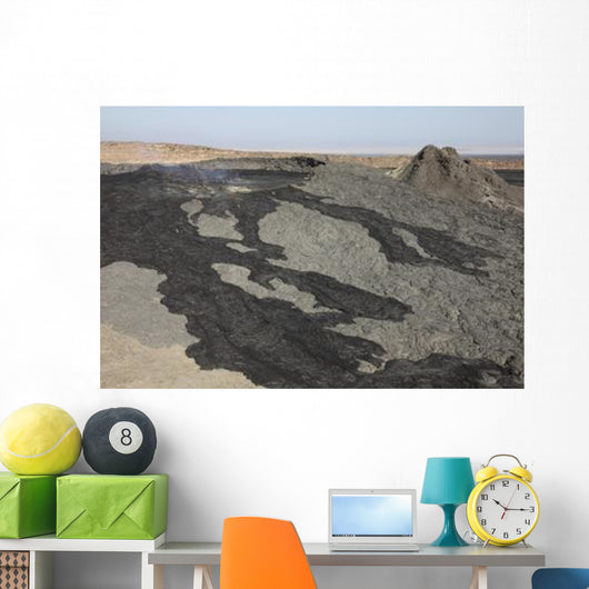 Basaltic Lava Flow from Wall Decal Design 3