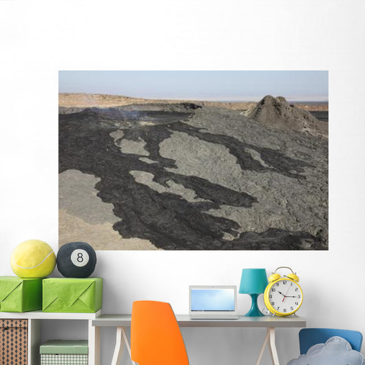 Basaltic Lava Flow from Wall Decal Design 3