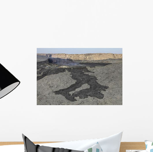Basaltic Lava Flow from Wall Decal Design 2