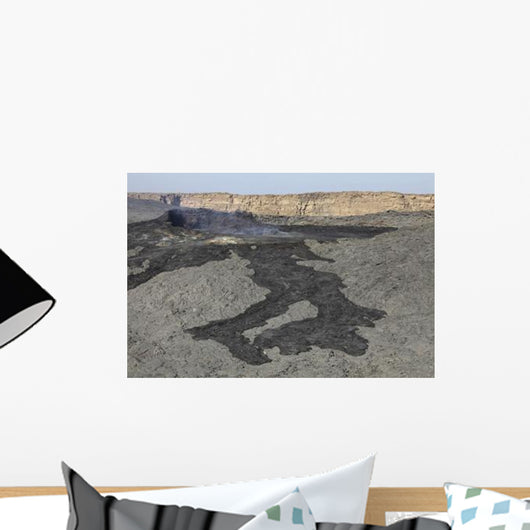 Basaltic Lava Flow from Wall Decal Design 2