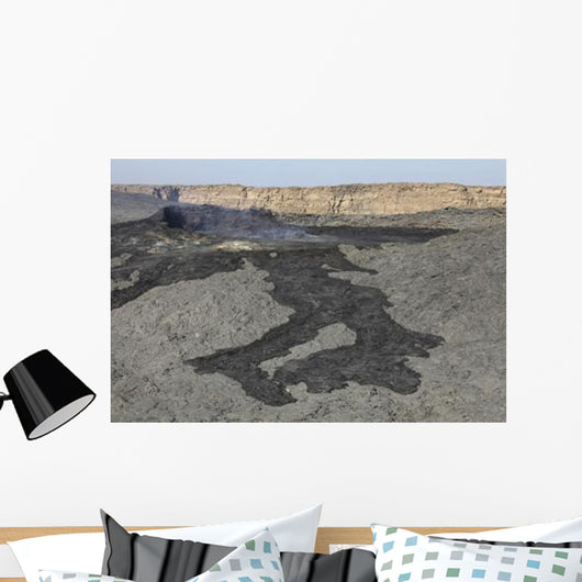 Basaltic Lava Flow from Wall Decal Design 2
