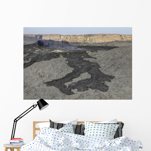 Basaltic Lava Flow from Wall Decal Design 2