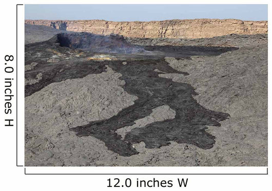 Basaltic Lava Flow from Wall Decal Design 2