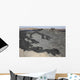 Basaltic Lava Flow from Wall Decal Design 1